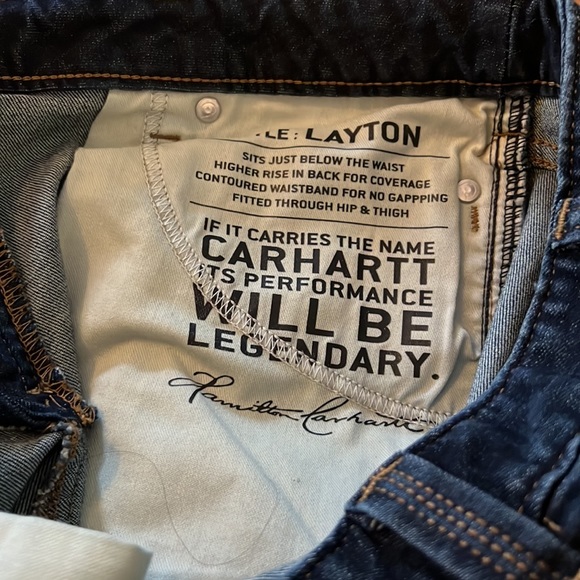 Carhartt Layton Slim Fit Skinny Leg Jeans 6 Regular - Picture 14 of 14